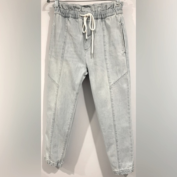 Excellent Condition, Pistola "Cam Paperbag Pants" in Light Wash, Size Small - Picture 2 of 11